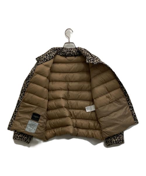 Max Mara WEEK END LINE（マックスマーラ ウイークエンドライン）MAX MARA WEEK END LINE (マックスマーラ ウイークエンドライン) レオパードダウンジャケット ブラウン サイズ:38の古着・服飾アイテム