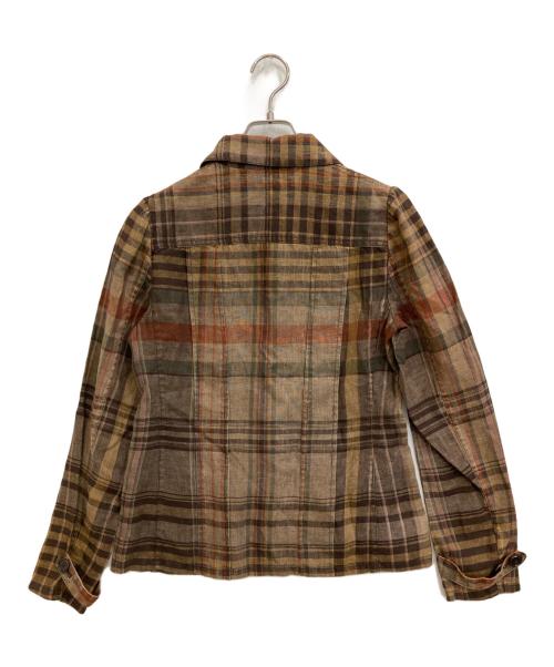RALPH LAUREN（ラルフローレン）RALPH LAUREN (ラルフローレン) シャツジャケット ブラウン サイズ:7の古着・服飾アイテム
