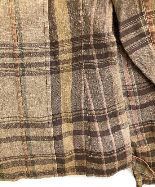 RALPH LAUREN（ラルフローレン）RALPH LAUREN (ラルフローレン) シャツジャケット ブラウン サイズ:7の古着・服飾アイテム