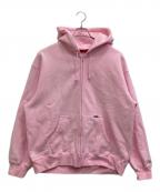 SUPREMEシュプリーム）の古着「Work Zip up Hooded Sweatshirt」｜ピンク