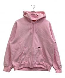 SUPREME（シュプリーム）の古着「Work Zip up Hooded Sweatshirt」｜ピンク