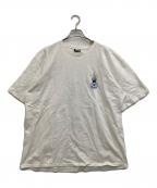 stussyステューシー）の古着「クラウンロゴTシャツ」｜ホワイト