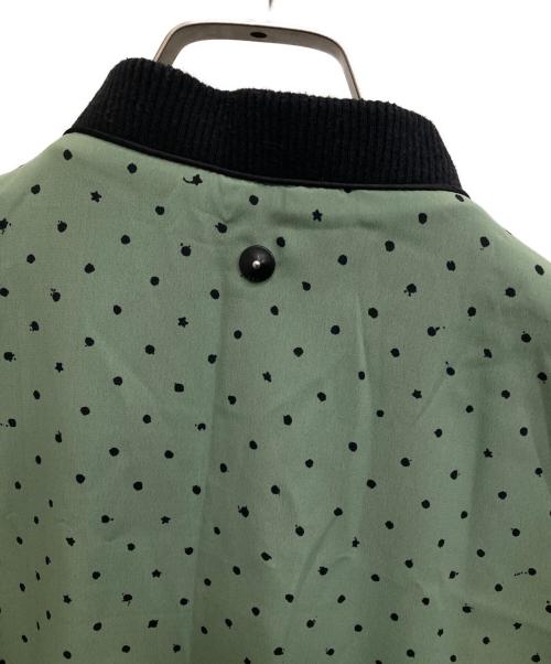 DIESEL（ディーゼル）DIESEL (ディーゼル) ドット柄MA1ジャケット グリーン サイズ:-の古着・服飾アイテム