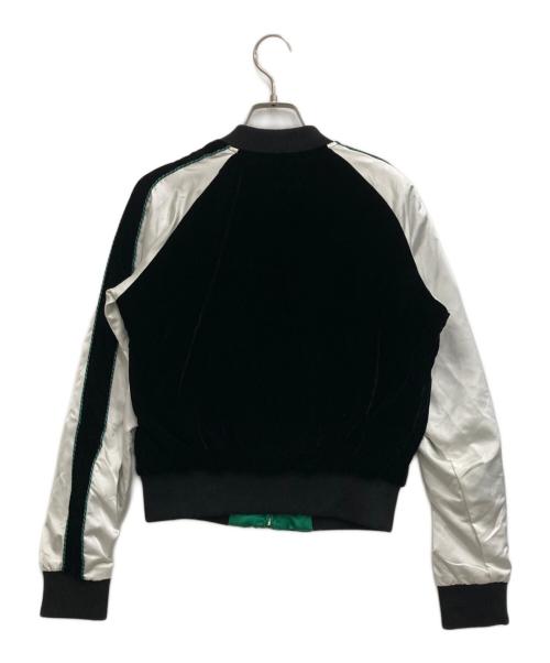 DIESEL（ディーゼル）DIESEL (ディーゼル) リバーシブルスカジャン ブラック×グリーン サイズ:Sの古着・服飾アイテム