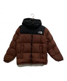 THE NORTH FACE（ザ ノース フェイス）の古着「Nuptse Hoodie」｜ブラウン