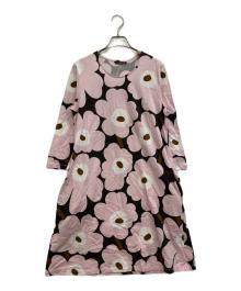 marimekko（マリメッコ）の古着「花柄ワンピース」｜ピンク