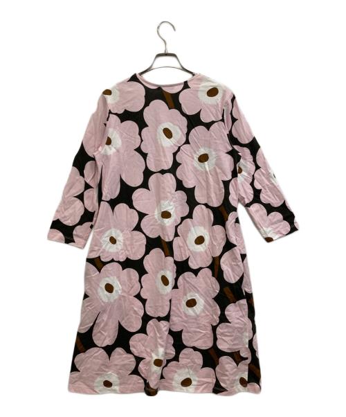 marimekko（マリメッコ）marimekko (マリメッコ) 花柄ワンピース ピンク サイズ:Mの古着・服飾アイテム