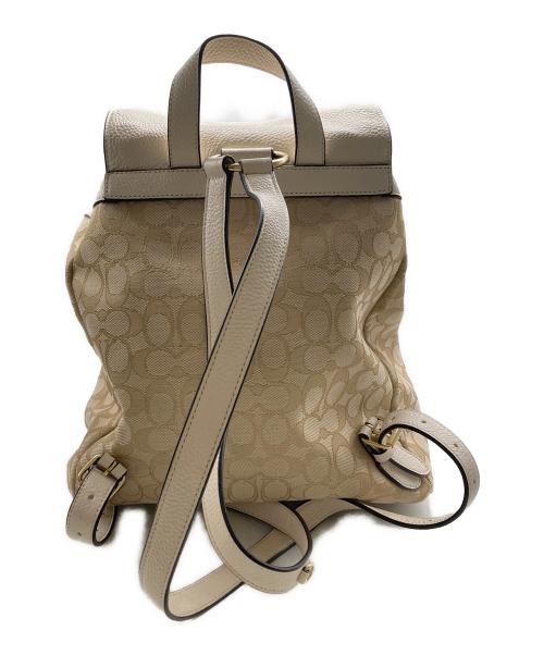 COACH（コーチ）COACH (コーチ) リュック ベージュの古着・服飾アイテム