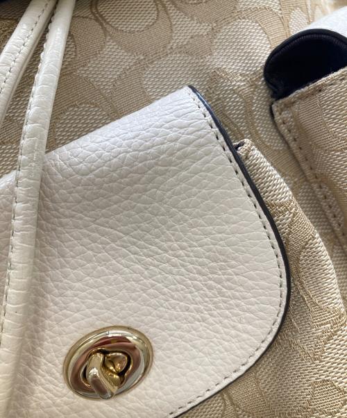 COACH（コーチ）COACH (コーチ) リュック ベージュの古着・服飾アイテム
