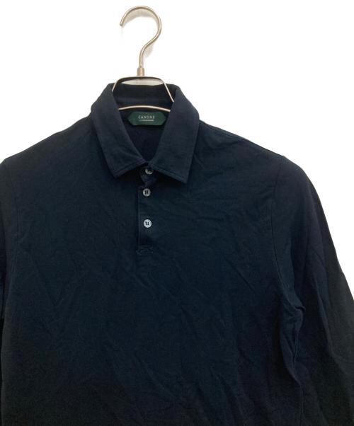 Zanone（ザノーネ）Zanone (ザノーネ) ポロシャツ ネイビー サイズ:Fの古着・服飾アイテム