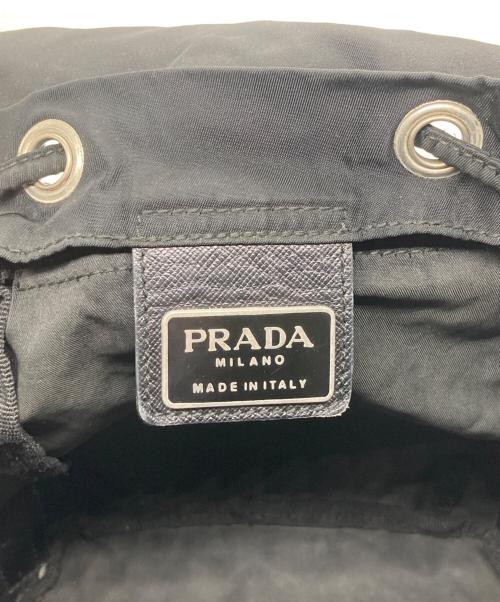 PRADA（プラダ）PRADA (プラダ) ナイロンミニリュック ブラックの古着・服飾アイテム