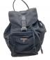 PRADA (プラダ) ナイロンミニリュック ブラック：18000円