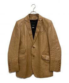 CoSTUME NATIONAL HOMME（コスチューム ナショナル オム）の古着「レザージャケット」｜ブラウン