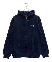 stussy（ステューシー）の古着「ジップパーカー」｜ネイビー