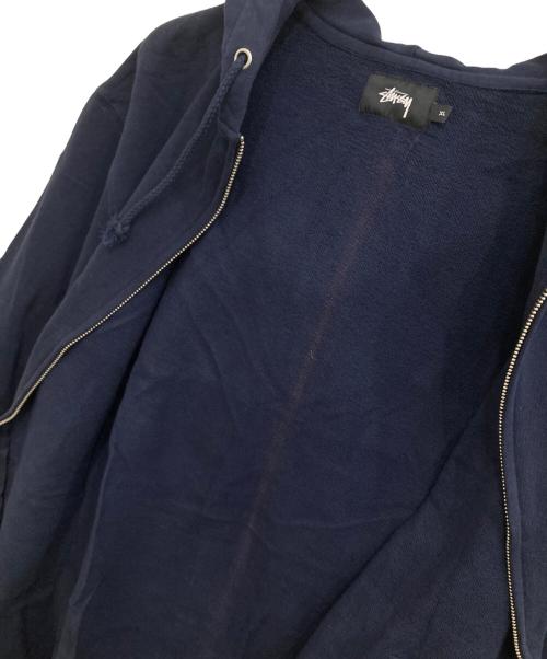 stussy（ステューシー）stussy (ステューシー) ジップパーカー ネイビー サイズ:XLの古着・服飾アイテム
