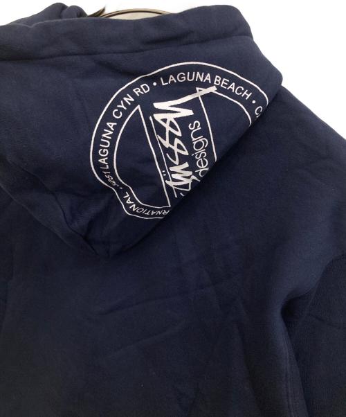 stussy（ステューシー）stussy (ステューシー) ジップパーカー ネイビー サイズ:XLの古着・服飾アイテム