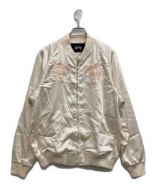 stussy（ステューシー）の古着「スタジャン」｜アイボリー