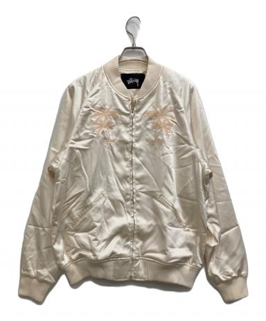 中古・古着通販】stussy (ステューシー) スタジャン アイボリー サイズ