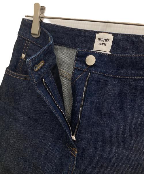 HERMES（エルメス）HERMES (エルメス) セリエボタン5PKデニムパンツ インディゴ サイズ:36の古着・服飾アイテム