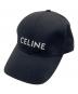 CELINE（セリーヌ）の古着「ロゴベースボールキャップ」｜ブラック