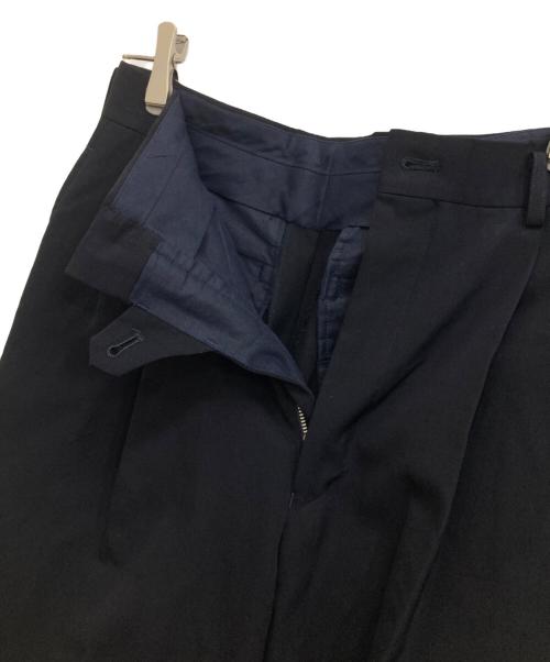 COMME des GARCONS HOMME（コムデギャルソン オム）COMME des GARCONS HOMME (コムデギャルソン オム) ウールスラックス ネイビー サイズ:Lの古着・服飾アイテム