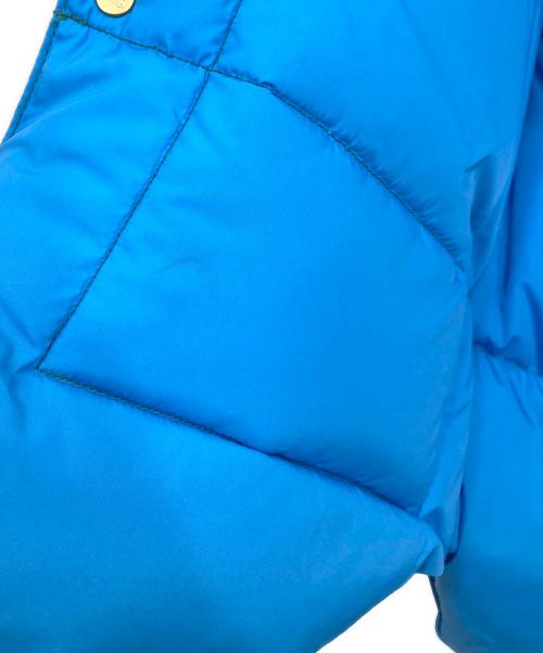 Rocky Mountain FeatherBed（ロッキーマウンテンフェザーベッド）Rocky Mountain Featherbed (ロッキーマウンテンフェザーベッド) ダウンベスト ベージュ×グリーン サイズ:SIZE 40の古着・服飾アイテム