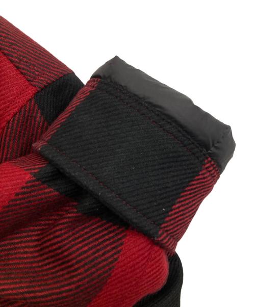 WOOLRICH（ウールリッチ）WOOLRICH (ウールリッチ) ALASKAN WOOL CHECK OVERSHIRT レッド×ブラック サイズ:Lの古着・服飾アイテム