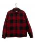 WOOLRICH（ウールリッチ）の古着「ALASKAN WOOL CHECK OVERSHIRT」｜レッド×ブラック