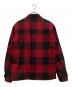 WOOLRICH (ウールリッチ) ALASKAN WOOL CHECK OVERSHIRT レッド×ブラック サイズ:L：22000円