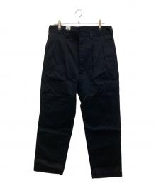 waiper（ワイパー）の古着「ツータックチノパンツ」｜ネイビー