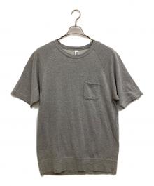 BEAMS×LOOPWHEELER（ビームス×ループウィラー）の古着「半袖スウェット」｜グレー