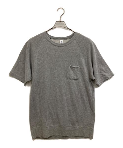 BEAMS（ビームス）BEAMS (ビームス) LOOPWHEELER (ループウィラー) 半袖スウェット グレー サイズ:XLの古着・服飾アイテム