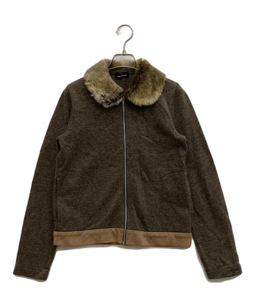 tricot COMME des GARCONS（トリココムデギャルソン）tricot COMME des GARCONS (トリココムデギャルソン) ファージャケット ブラウン サイズ:-の古着・服飾アイテム