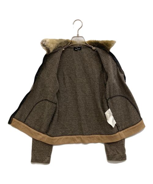 tricot COMME des GARCONS（トリココムデギャルソン）tricot COMME des GARCONS (トリココムデギャルソン) ファージャケット ブラウン サイズ:-の古着・服飾アイテム