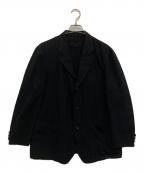 COMME des GARCONS HOMMEコムデギャルソン オム）の古着「3Bウールテーラードジャケット」｜ブラック