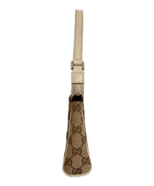 GUCCI（グッチ）GUCCI (グッチ) アビーアクセサリーポーチ/ハンドバッグ ベージュの古着・服飾アイテム