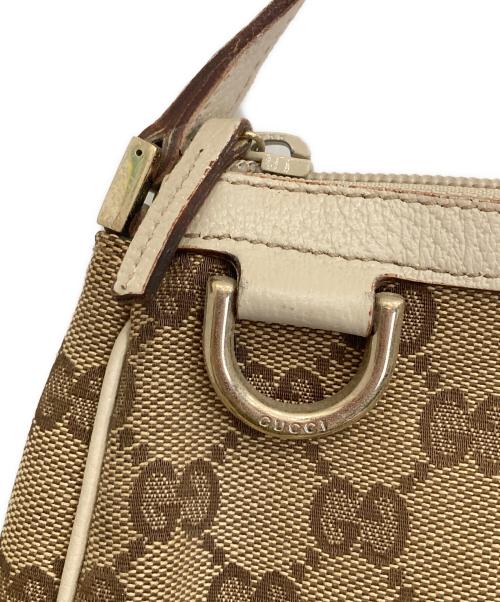 GUCCI（グッチ）GUCCI (グッチ) アビーアクセサリーポーチ/ハンドバッグ ベージュの古着・服飾アイテム