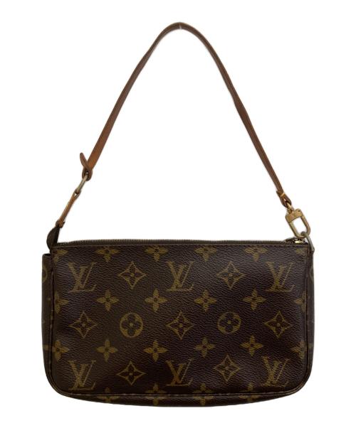 LOUIS VUITTON（ルイ ヴィトン）LOUIS VUITTON (ルイ ヴィトン) ポシェット・アクセソワール/ショルダーバッグ ブラウンの古着・服飾アイテム