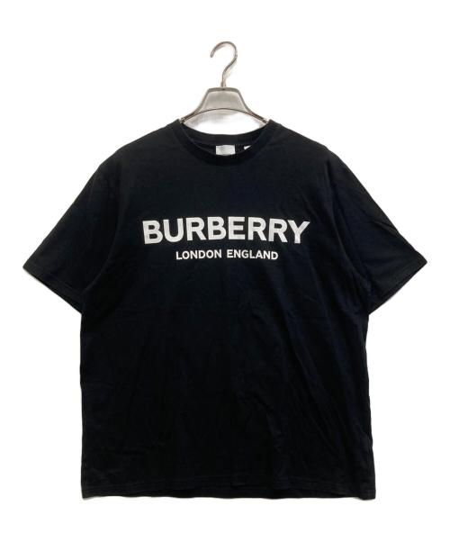 BURBERRY LONDON（バーバリーロンドン）BURBERRY LONDON (バーバリーロンドン) ロゴプリントTシャツ ブラック サイズ:Lの古着・服飾アイテム