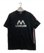 MONCLERモンクレール）の古着「ロゴプリントTシャツ」｜ブラック