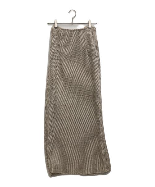 TODAYFUL（トゥデイフル）TODAYFUL (トゥデイフル) Line Knit Skirt ベージュ サイズ:36の古着・服飾アイテム