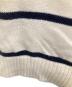 中古・古着 POLO RALPH LAUREN (ポロ・ラルフローレン) ハーフジップボーダーニット アイボリー サイズ:L：6000円