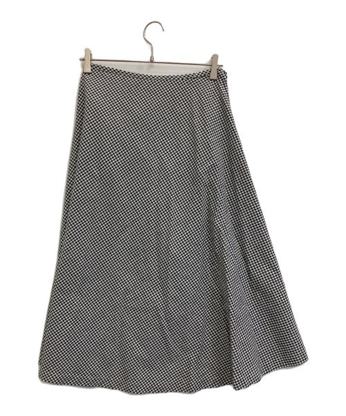 tricot COMME des GARCONS（トリココムデギャルソン）tricot COMME des GARCONS (トリココムデギャルソン) 巻きスカート ホワイト×ブラック サイズ:-の古着・服飾アイテム