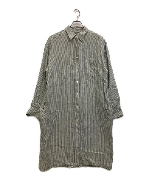 MARGARET HOWELL（マーガレットハウエル）MARGARET HOWELL (マーガレットハウエル) シャツワンピース グリーン サイズ:2の古着・服飾アイテム