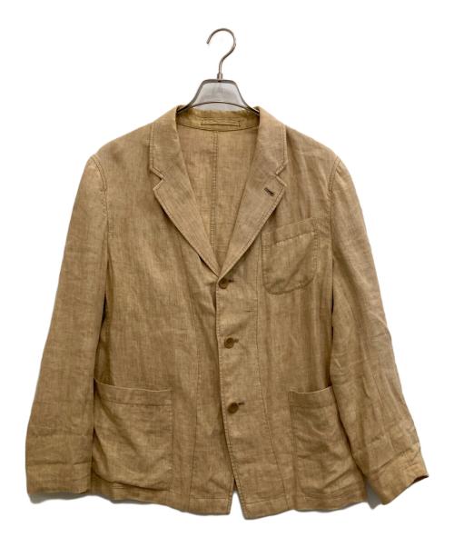 ARMANI COLLEZIONI（アルマーニ コレツィオーニ）ARMANI COLLEZIONI (アルマーニ コレツィオーニ) リネンジャケット ベージュ サイズ:-の古着・服飾アイテム