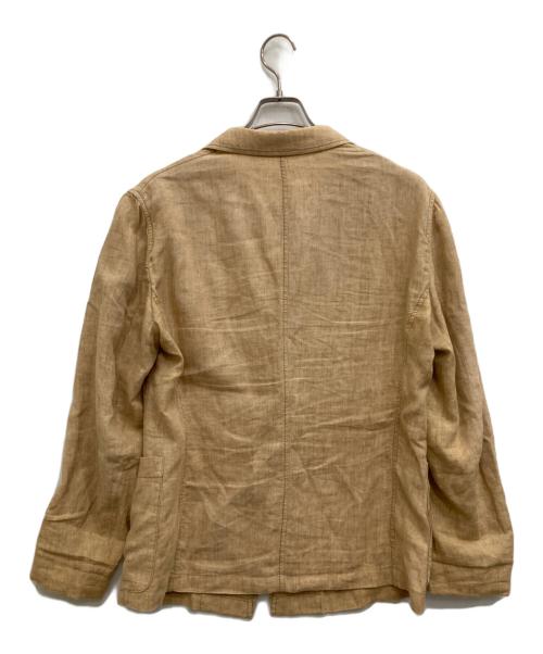ARMANI COLLEZIONI（アルマーニ コレツィオーニ）ARMANI COLLEZIONI (アルマーニ コレツィオーニ) リネンジャケット ベージュ サイズ:-の古着・服飾アイテム