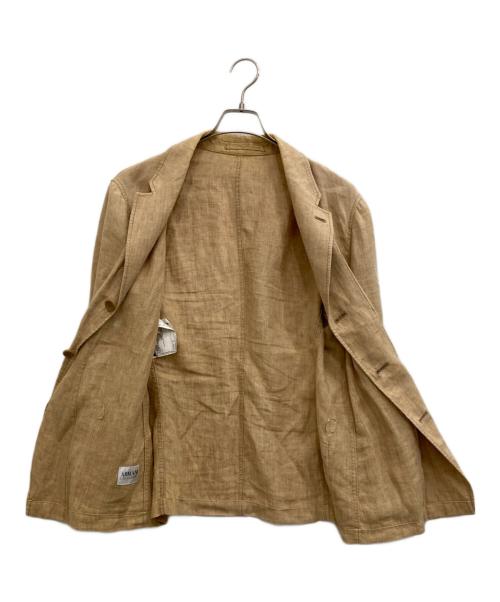 ARMANI COLLEZIONI（アルマーニ コレツィオーニ）ARMANI COLLEZIONI (アルマーニ コレツィオーニ) リネンジャケット ベージュ サイズ:-の古着・服飾アイテム