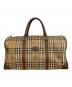 Burberry's（バーバリーズ）の古着「ノバチェックボストンバッグ」｜ブラウン