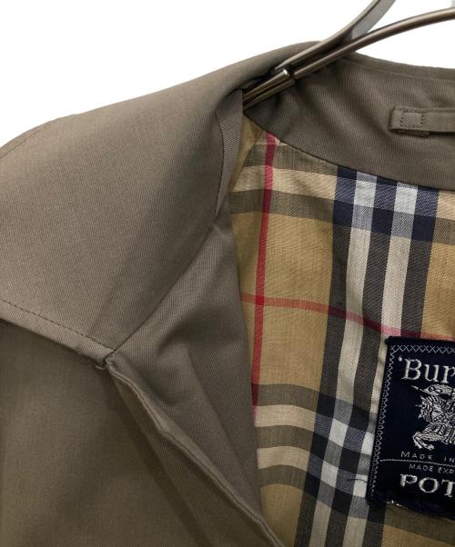 Burberry's（バーバリーズ）Burberry's (バーバリー) 裏地ノバチェック柄ステンカラーコート ブラウン サイズ:-の古着・服飾アイテム