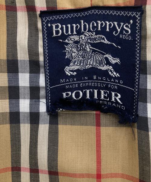 Burberry's（バーバリーズ）Burberry's (バーバリー) 裏地ノバチェック柄ステンカラーコート ブラウン サイズ:-の古着・服飾アイテム